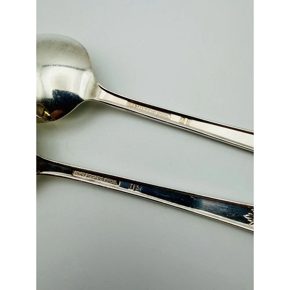 Pair 1847 Rogers Bros ADORATION Silverplate 7.25